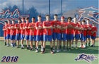 James F. Byrnes Rebels Boys Varsity Tennis Spring 17-18 team photo.