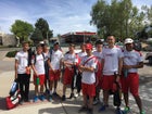 Sandia Matadors Boys Varsity Tennis Spring 17-18 team photo.