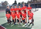 Albuquerque Academy Chargers Boys Varsity Tennis Spring 17-18 team photo.