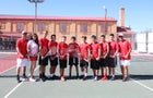 Robertson Cardinals Boys Varsity Tennis Spring 17-18 team photo.