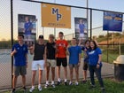 Mount Pleasant Tigers Boys Varsity Tennis Spring 20-21 team photo.