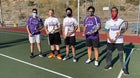 Miyamura Patriots Boys Varsity Tennis Spring 20-21 team photo.