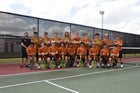 Spruce Creek Hawks Boys Varsity Tennis Spring 20-21 team photo.
