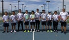 Volcano Vista Hawks Boys Varsity Tennis Spring 20-21 team photo.
