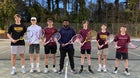 Thomas Jefferson Classical Academy Gryphons Boys Varsity Tennis Spring 20-21 team photo.