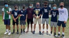 Lake Nona Lions Boys Varsity Tennis Spring 20-21 team photo.