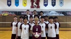 Berwyn/Cicero Morton Mustangs Boys Varsity Volleyball Spring 25-26 team photo.