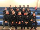 Taos Tigers Boys Varsity Swimming Winter 19-20 team photo.
