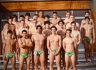 Albuquerque Bulldogs Boys Varsity Swimming Winter 19-20 team photo.