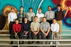 Atrisco Heritage Academy Jaguars Boys Varsity Swimming Winter 19-20 team photo.