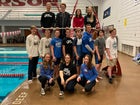 Arkadelphia Badgers Boys Varsity Swimming Winter 19-20 team photo.