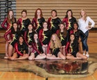 Capital Cougars Girls Varsity Gymnastics Winter 18-19 team photo.