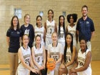 Atlanta Girls' School Hurricanes Girls Varsity Basketball Winter 22-23 team photo.