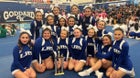 Lovington Wildcats Co-ed JV Cheer Winter 22-23 team photo.