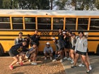 Granada Hills Charter Highlanders Girls Varsity Tennis Fall 17-18 team photo.