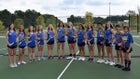 Garner Trojans Girls Varsity Tennis Fall 17-18 team photo.