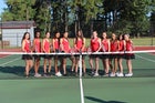Hoke County Bucks Girls Varsity Tennis Fall 17-18 team photo.