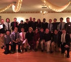 Cornwall Central Dragons Boys Varsity Swimming Winter 15-16 team photo.