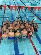 Har-Ber Wildcats Boys Varsity Swimming Winter 15-16 team photo.