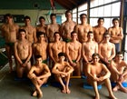 Albuquerque Bulldogs Boys Varsity Swimming Winter 15-16 team photo.