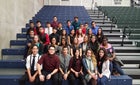 Atrisco Heritage Academy Jaguars Boys Varsity Swimming Winter 15-16 team photo.