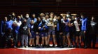 Larkin Royals Boys Varsity Wrestling Winter 22-23 team photo.