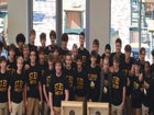 St. Edward Eagles Boys Varsity Wrestling Winter 22-23 team photo.