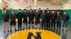 Newcomb Skyhawks Boys Varsity Wrestling Winter 22-23 team photo.