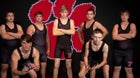 Franklin Panthers Boys Varsity Wrestling Winter 22-23 team photo.