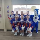 Mountainburg Dragons Co-ed Varsity Cheer Fall 19-20 team photo.