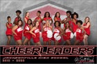 Jacksonville Titans Co-ed Varsity Cheer Fall 19-20 team photo.