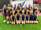 Two Rivers Gators Co-ed Varsity Cheer Fall 19-20 team photo.