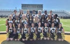 Nettleton Raiders Co-ed Varsity Cheer Fall 19-20 team photo.