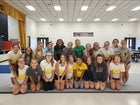 Salem Greyhounds Co-ed Varsity Cheer Fall 19-20 team photo.