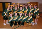 Los Alamos Hilltoppers Co-ed Varsity Cheer Fall 19-20 team photo.