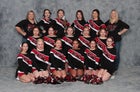 Dansville Mustangs Co-ed Varsity Cheer Fall 19-20 team photo.