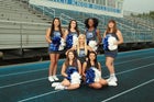 Bald Knob Bulldogs Co-ed Varsity Cheer Fall 19-20 team photo.