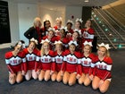 Maumelle Hornets Co-ed Varsity Cheer Fall 19-20 team photo.