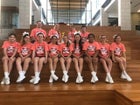 Mayflower Eagles Co-ed Varsity Cheer Fall 19-20 team photo.