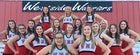 Westside Warriors Co-ed Varsity Cheer Fall 19-20 team photo.