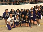 Kirtland Central Broncos Co-ed Varsity Cheer Fall 19-20 team photo.