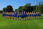 Cedarville Pirates Co-ed Varsity Cheer Fall 19-20 team photo.