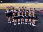 Pottsville Apaches Co-ed Varsity Cheer Fall 19-20 team photo.