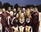 Huntsville Eagles Co-ed Varsity Cheer Fall 19-20 team photo.