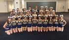Sheridan Yellowjackets Co-ed Varsity Cheer Fall 19-20 team photo.