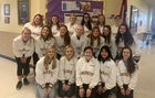 Bay Yellowjackets Co-ed Varsity Cheer Fall 19-20 team photo.