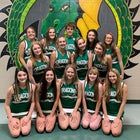 Genoa Central Dragons Co-ed Varsity Cheer Fall 19-20 team photo.
