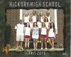 Hickory Tornadoes Girls Varsity Tennis Fall 14-15 team photo.