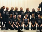 Beebe Badgers Co-ed Varsity Dance Team Winter 19-20 team photo.