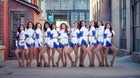 West Mesa Mustangs Co-ed Varsity Dance Team Winter 19-20 team photo.